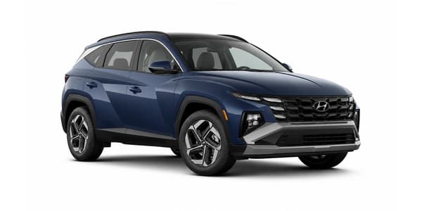 Hyundai Tucson SUV rental car – front three-quarter view