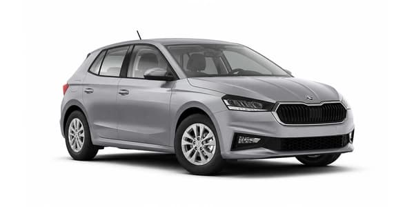 Skoda Fabia hatchback rental car – front three-quarter view